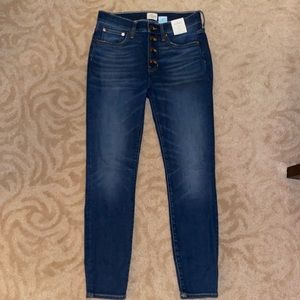 NWT j.crew 9” high rise skinny jean